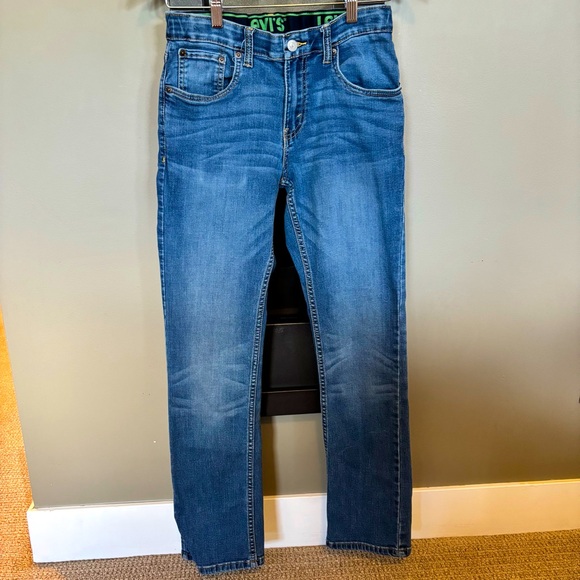 🦋 Levi’s Boys Straight Cut Jeans - size 16 - Picture 1 of 9